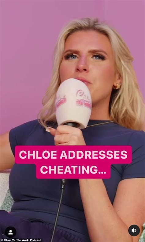 chloe burrows cheated|Chloe Burrows admitted she WAS likely to cheat .